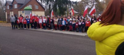 Bieg przełajowy zorganizowany w 105 rocznicę odzyskania przez Polskę niepodległości